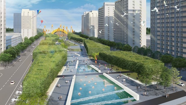 Dự &aacute;n khu đ&ocirc; thị phức hợp Sun Grand Boulevard nằm ngay b&ecirc;n trục đại lộ trung t&acirc;m của th&agrave;nh phố biển Sầm Sơn.