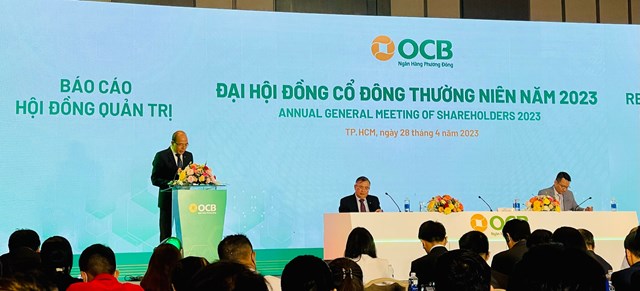 ĐHĐCĐ 2023 OCB: 80% kh&#225;ch h&#224;ng mới đến từ k&#234;nh số, kế hoạch tăng l&#227;i trước thuế 2023 l&#234;n 6.000 tỷ đồng - Ảnh 1