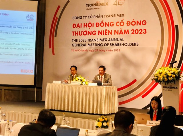 ĐHĐCĐ 2023: Transimex giảm gần 60% mục ti&#234;u lợi nhuận, trả cổ tức năm 2022 bằng cổ phiếu, tỷ lệ 30% - Ảnh 1