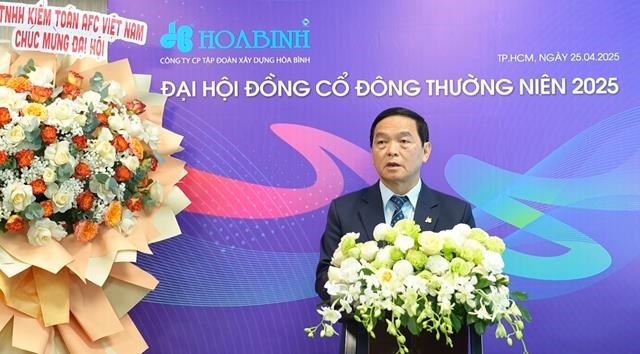 ĐHĐCĐ X&#226;y dựng H&#242;a B&#236;nh (HBC): L&#227;i kỷ lục 2024 từ xử l&#253; tồn đọng, kỳ vọng vươn ra quốc tế c&#249;ng cổ phiếu vượt đỉnh - Ảnh 1