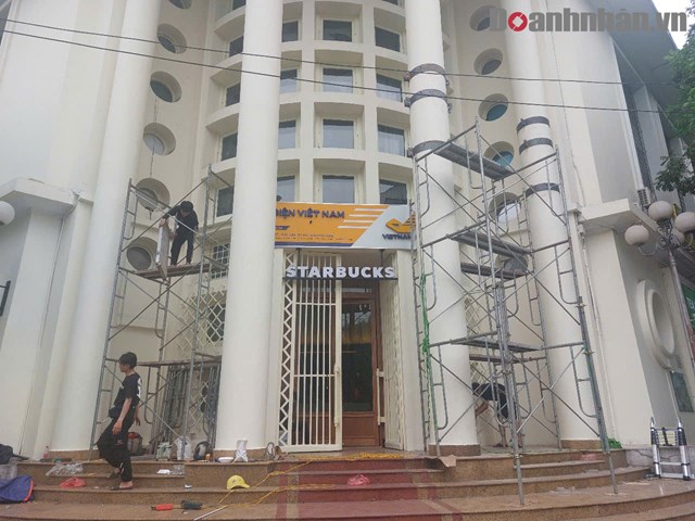 Mặt bằng đang được thi c&ocirc;ng.