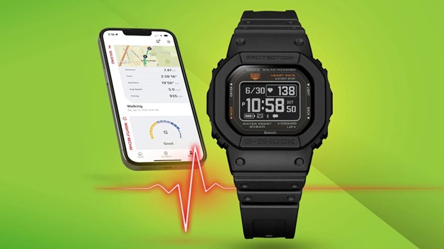 Casio ra mắt đồng hồ th&#244;ng minh lai G-Shock mới, DWH5600 - Ảnh 1