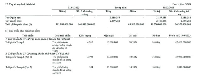 Nhờ ho&#224;n nhập dự ph&#242;ng, Tập đo&#224;n quản l&#253; T&#224;i sản Tr&#237; Việt (TVC) b&#225;o l&#227;i qu&#253; I/2023 gấp gần 3 lần c&#249;ng kỳ - Ảnh 3