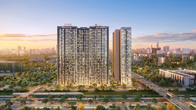 Phối cảnh ph&acirc;n khu The Sola Park dự &aacute;n Imperia Smart City do MIK Group ph&aacute;t triển, một trong những dự &aacute;n chuẩn bị ra mắt thị trường thời gian tới &nbsp;