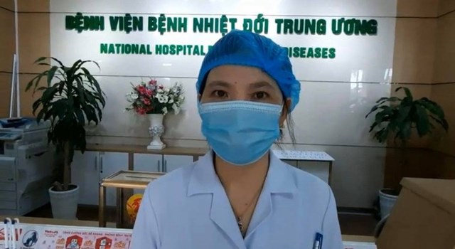 Cử tri Do&atilde;n Thị Nguyệt, Trưởng ph&ograve;ng điều dưỡng BV Bệnh Nhiệt đới TƯ cơ sở 2.