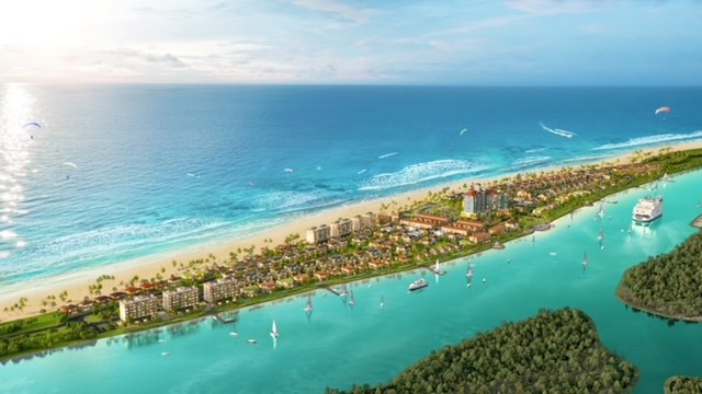 Habana Island như dải lụa nằm giữa d&ograve;ng chảy của s&ocirc;ng Ray v&agrave; biển Đ&ocirc;ng