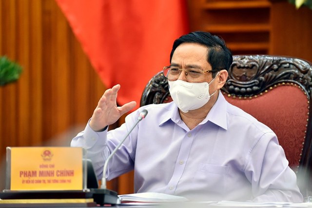 Thủ tướng Ch&iacute;nh phủ Phạm Minh Ch&iacute;nh ph&aacute;t biểu kết luận Hội nghị.&nbsp; &nbsp;