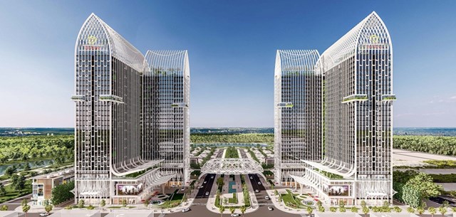 Th&aacute;p đ&ocirc;i The Terra - Bắc Giang &aacute;p dụng thiết kế thụ động &nbsp;