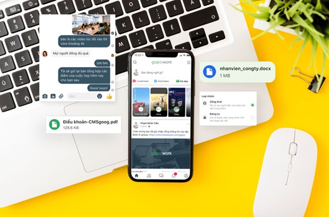 &ldquo;Mạng x&atilde; hội&rdquo; d&agrave;nh ri&ecirc;ng cho Doanh nghiệp - GapoWork