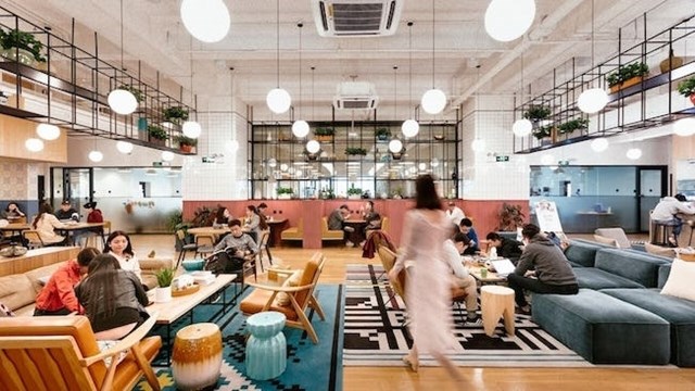 Kh&ocirc;ng gian l&agrave;m việc chung ở WeWork
