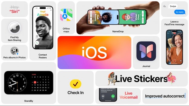 Apple ra mắt iOS 17: chế độ Standby th&#250; vị, NameDrop mới lạ - Ảnh 2