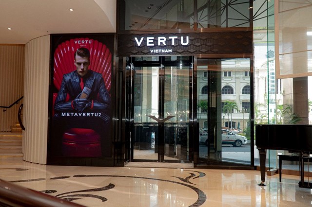 Kh&ocirc;ng gian sang trọng, đẳng cấp chuẩn quốc tế của c&aacute;c Flagship Store Vertu tại Việt Nam. &nbsp;