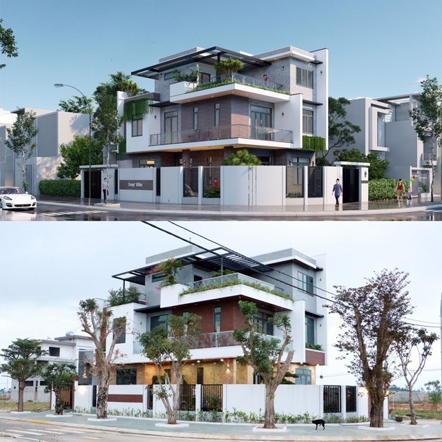 C&ocirc;ng tr&igrave;nh thi c&ocirc;ng nh&agrave; mặt phố của GreenVina