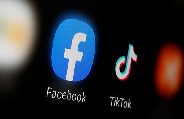 Cuộc chiến gi&agrave;nh người d&ugrave;ng giữa Facebook v&agrave; TikTok đang rất được truyền th&ocirc;ng quan t&acirc;m. Ảnh: rg.ru