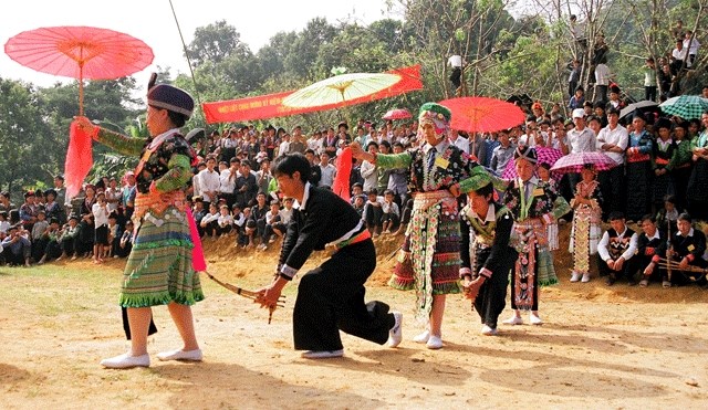 Chợ t&#236;nh Kh&#226;u Vai - H&#224; Giang trở th&#224;nh Di sản Văn h&#243;a phi vật thể quốc gia - Ảnh 1