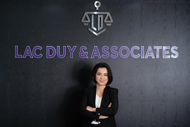 B&agrave; Lạc Thị T&uacute; Duy, Luật sư điều h&agrave;nh của Lac Duy &amp; Associates.