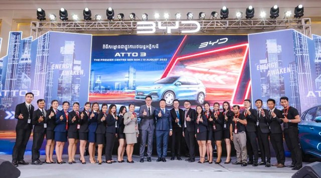 BYD triển khai b&aacute;n h&agrave;ng tại Campuchia từ kh&aacute; sớm v&agrave; nay mong muốn x&acirc;y dựng nh&agrave; m&aacute;y tại vương quốc n&agrave;y. &nbsp;