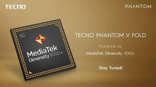 Ngay cả d&ograve;ng điện thoại gập cao cấp l&agrave; Tecno Phantom V Fold cũng sử dụng chip MediaTek &nbsp;