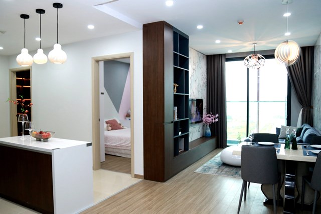 Một g&oacute;c căn hộ mẫu tại Anland Lakeview &nbsp;