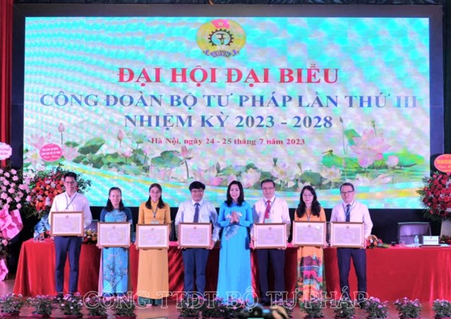 C&#244;ng đo&#224;n Bộ Tư ph&#225;p: Phấn đấu thực hiện thắng lợi phương hướng, nhiệm vụ trong nhiệm kỳ 2023-2028 - Ảnh 4