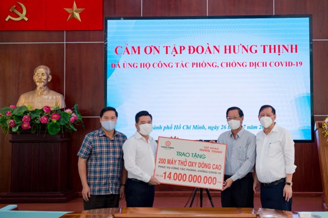 Tập đo&#224;n Hưng Thịnh hỗ trợ khẩn h&#224;ng chục tỷ đồng cho TP. Hồ Ch&#237; Minh ph&#242;ng, chống dịch Covid-19 - Ảnh 1