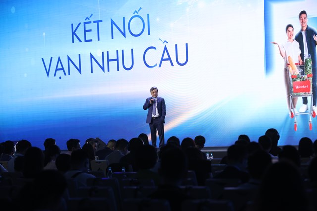 Chủ tịch tập đo&agrave;n Masan, &Ocirc;ng Nguyễn Đăng Quang, chia sẻ tại ĐHĐCĐ Masan với chủ đề &ldquo;kết nối vạn nhu cầu&rdquo;