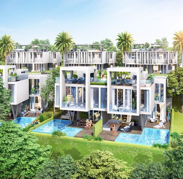 Ph&acirc;n khu Waikiki &aacute;p dụng phong c&aacute;ch kiến tr&uacute;c hiện đại, tối giản, ch&uacute; trọng kh&ocirc;ng gian mở, t&ocirc;́i ưu trải nghiệm với nhi&ecirc;̀u kh&ocirc;ng gian chức năng đặc sắc. Ảnh ph&ocirc;́i cảnh: Novaland &nbsp;