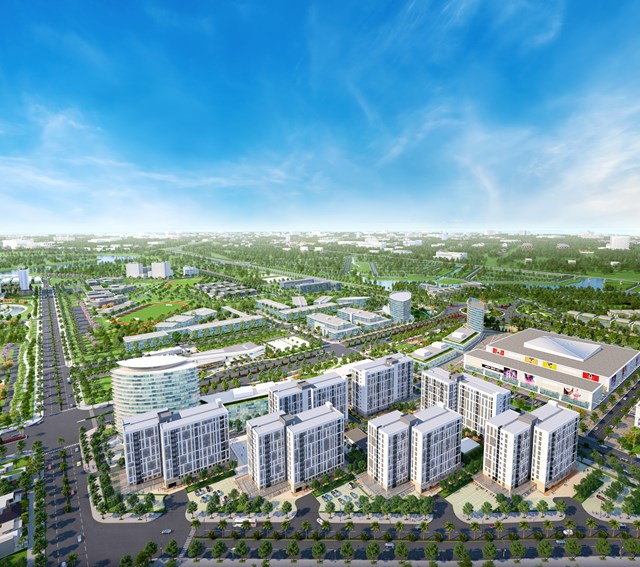 Phối cảnh tổng thể chung cư EHome Southgate dự kiến &nbsp;