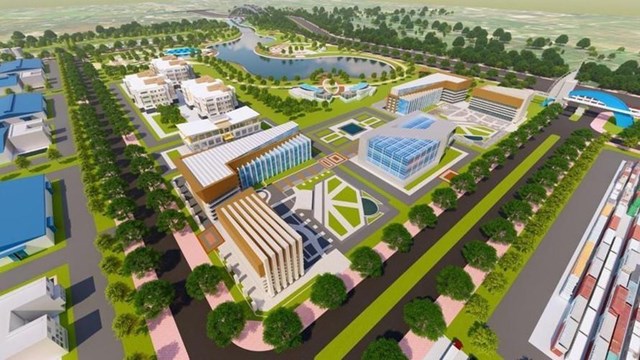 Phối cảnh dự &aacute;n KCN Nam T&acirc;n Tập.