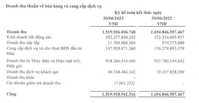 Lợi nhuận qu&#253; II/2023 của Tập đo&#224;n H&#224; Đ&#244; (HDG) giảm 81% - Ảnh 1