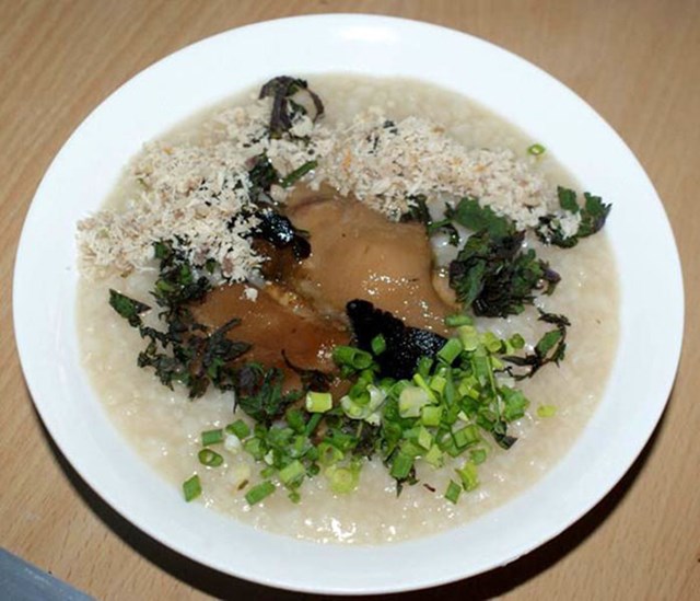 Ch&aacute;o ấu tẩu - m&oacute;n ăn lạ của người H&agrave; Giang. &nbsp;