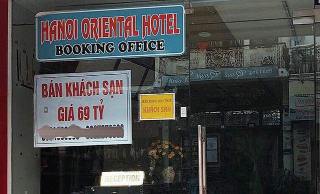 Kh&aacute;ch sạn rao b&aacute;n tại H&agrave; Nội. Nguồn ảnh: Internet