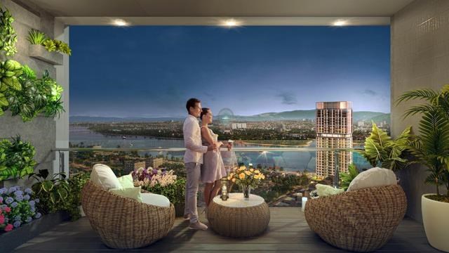 Ph&aacute;t triển du lịch gắn với bất động sản nghỉ dưỡng l&agrave; một trong những định hướng quy hoạch của th&agrave;nh phố. Ảnh phối cảnh minh họa Sun Group.