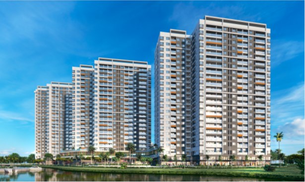 Phối cảnh dự kiến ba block MP6, MP7, MP8 sắp ra mắt tại khu đ&ocirc; thị Mizuki Park