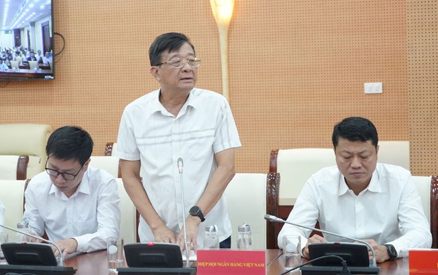 &Ocirc;ng Nguyễn Quốc H&ugrave;ng, Ph&oacute; Chủ tịch ki&ecirc;m Tổng Thư k&yacute; Hiệp hội Ng&acirc;n h&agrave;ng Việt Nam đ&aacute;nh gi&aacute; cao sự chỉ đạo của NHNN - Ảnh: VGP/HT