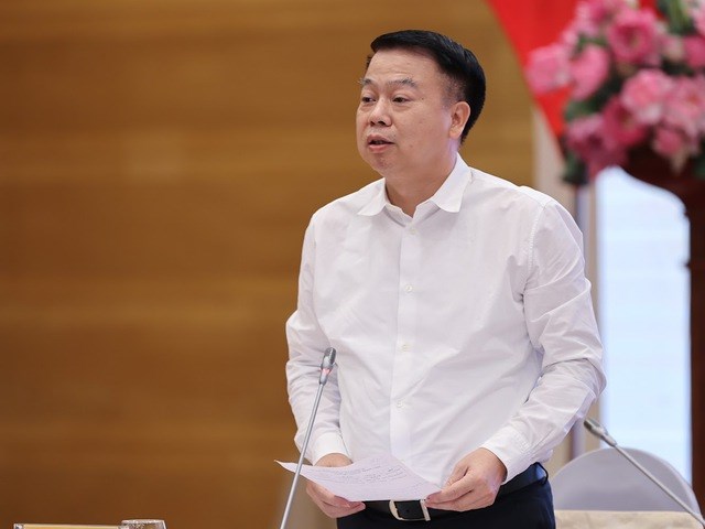 Thứ trưởng Bộ T&agrave;i ch&iacute;nh Nguyễn Đức Chi: Một khi việc ho&agrave;n thuế chậm th&igrave; cơ quan nh&agrave; nước phải xem x&eacute;t, r&agrave; so&aacute;t, cải tiến để kh&ocirc;ng c&ograve;n việc chậm ho&agrave;n thuế nữa - Ảnh: VGP