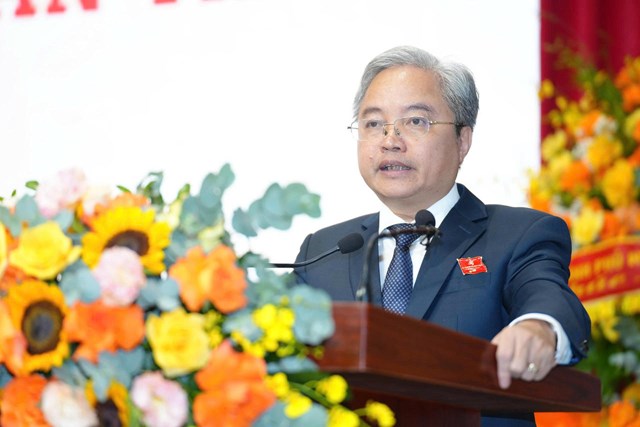 Ph&oacute; B&iacute; thư chuy&ecirc;n tr&aacute;ch Đảng ủy Nguyễn Quang Th&aacute;i. (Ảnh: PV)