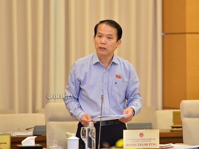 Chủ nhiệm Uỷ ban Ph&aacute;p luật Ho&agrave;ng Thanh T&ugrave;ng