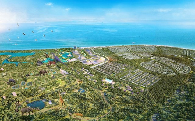 Phối cảnh dự &aacute;n Safari Hồ Tr&agrave;m do Novaland đề xuất &yacute; tưởng của Novaland. Nguồn: Novaland