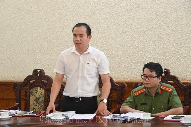 Đại diện Bộ C&ocirc;ng an.