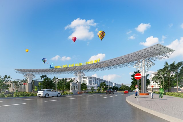 Phối cảnh dự &aacute;n Khu đ&ocirc; thị Ph&uacute; Mỹ. Nguồn HUD