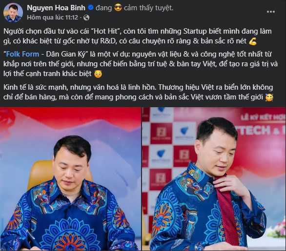 Shark B&#236;nh đầu tư v&#224;o startup thời trang lụa Folk Form, thương hiệu c&#243; cựu si&#234;u mẫu Paris l&#224;m đại sứ - Ảnh 2