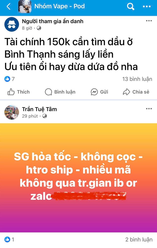 Thuốc l&#225; điện tử vẫn quảng c&#225;o, rao b&#225;n tr&#224;n lan tr&#234;n mạng - Ảnh 3