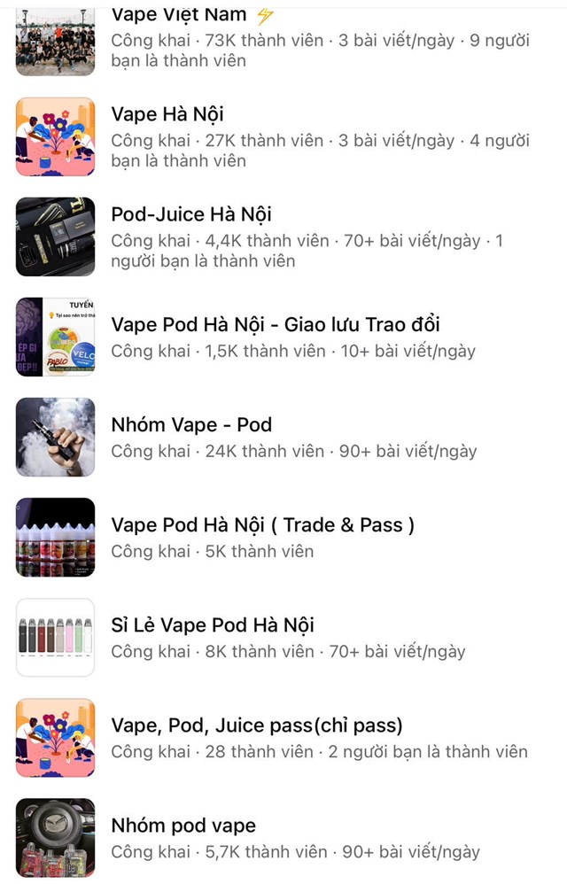 Thuốc l&#225; điện tử vẫn quảng c&#225;o, rao b&#225;n tr&#224;n lan tr&#234;n mạng - Ảnh 1