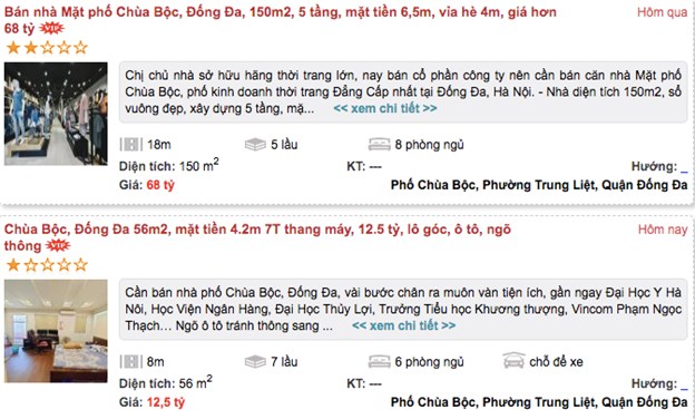 Gi&#225; đất đền b&#249; được ph&#234; duyệt, gi&#225; rao b&#225;n nh&#224; tại Ch&#249;a Bộc tăng phi m&#227; l&#234;n h&#224;ng trăm triệu/m2 - Ảnh 2