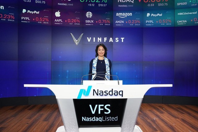 VinFast giao dịch b&#249;ng nổ phi&#234;n ch&#224;o s&#224;n Nasdaq, vốn h&#243;a vượt 85 tỷ USD trở th&#224;nh h&#227;ng thuần xe điện lớn thứ 2 thế giới - Ảnh 1