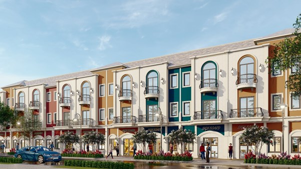 Shophouse ph&acirc;n khu River Park 1 vừa thỏa m&atilde;n nhu cầu an cư đẳng cấp, vừa đ&aacute;p ứng lợi thế khai th&aacute;c thương mại cho gia chủ.