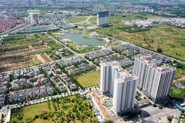 Aeon Mall H&agrave; Đ&ocirc;ng nằm ngay s&aacute;t Khu đ&ocirc; thị Dương nội