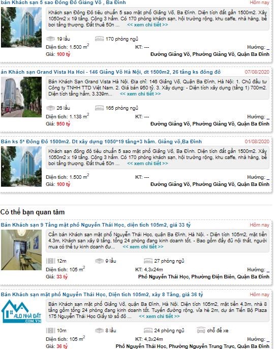 Th&ocirc;ng tin kh&aacute;ch sạn H&agrave; Nội rao b&aacute;n nhan nhản tr&ecirc;n c&aacute;c trang mạng.