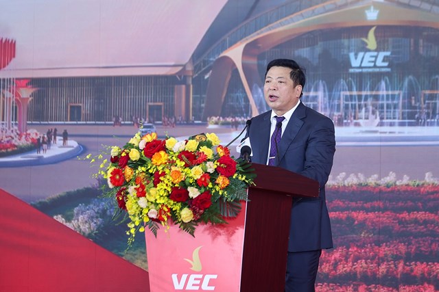Bộ trưởng Bộ Xây dựng Trần Hồng Minh phát biểu- Ảnh: VGP/NB